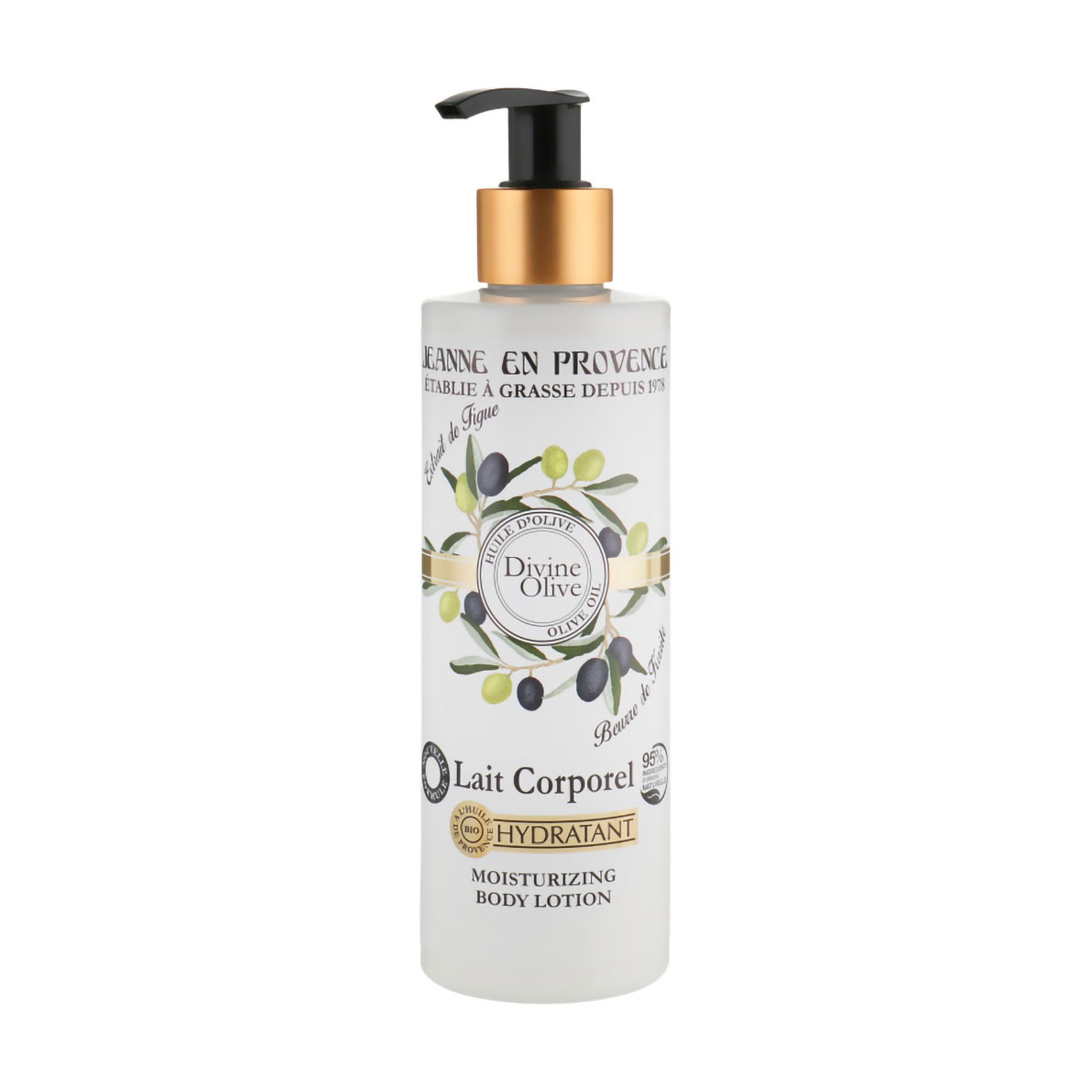 Лосьйон для тіла Jeanne en Provence Divine Olive Nourishing Body Lotion Оливкова олія, 250 мл