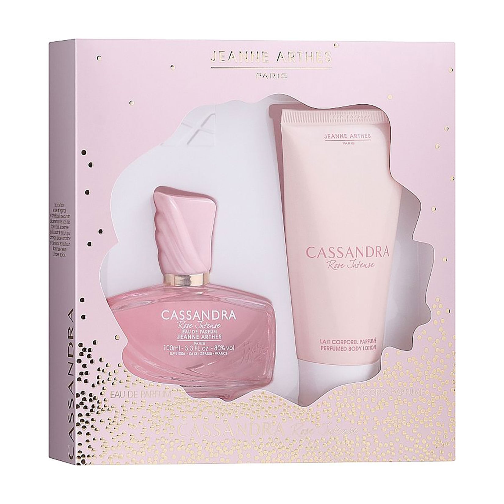 Парфумований набір жіночий Jeanne Arthes Cassandra Rose Intense (парфумована вода, 100 мл + лосьйон для тіла, 150 мл)